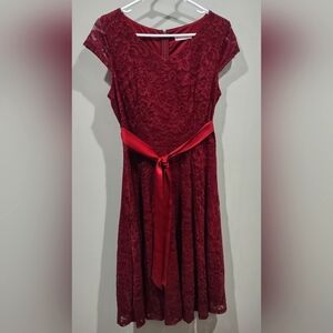 BeryLove Women's Maroon Dress Size L